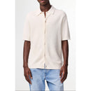 Nolan Polo Cardigan - Ecru