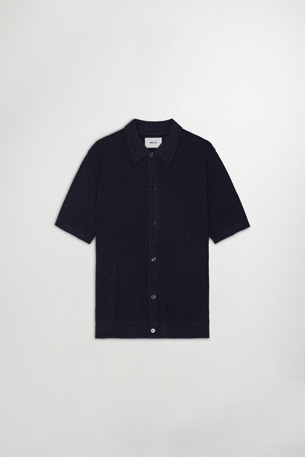 Maille Nolan Polo Cardigan - Navy Blue