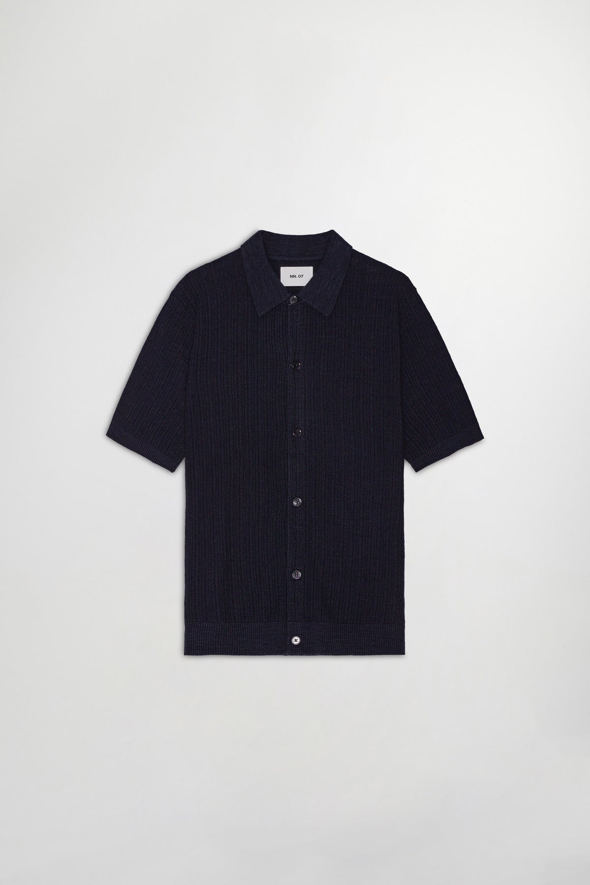 Maille Nolan Polo Cardigan - Navy Blue