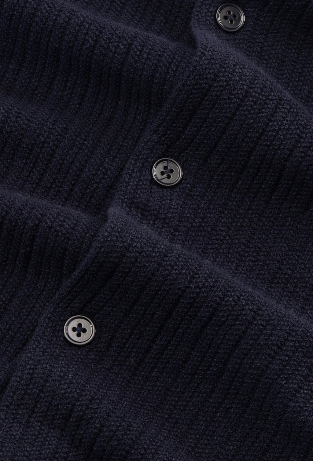 Maille Nolan Polo Cardigan - Navy Blue