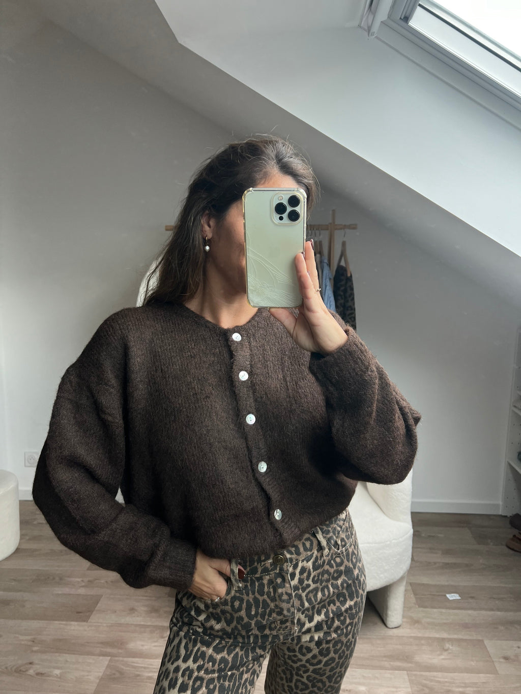 Charlie Chocolate Cardigan