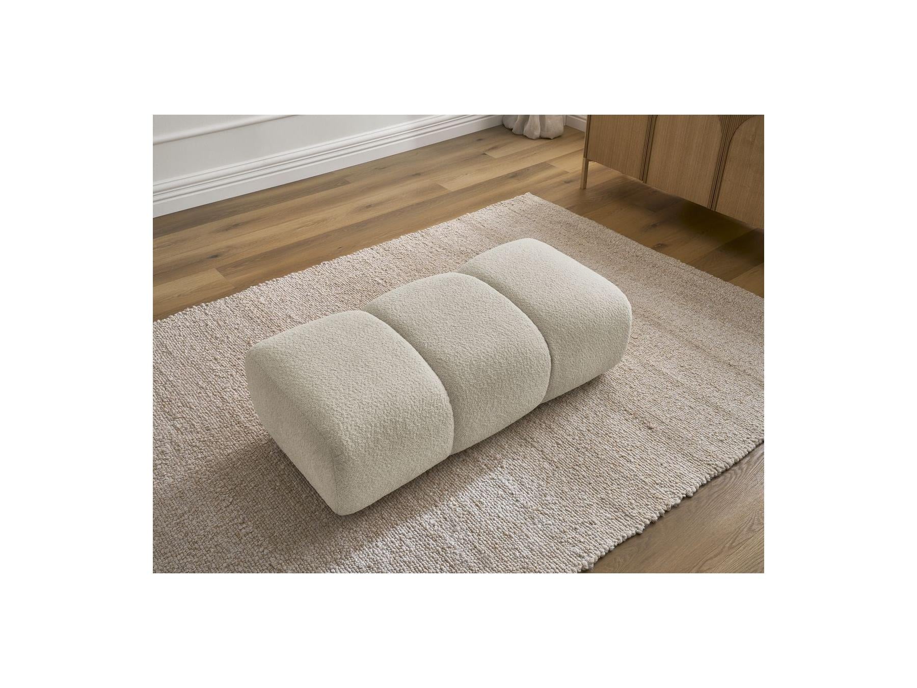 Pamira - Puf - Tejido bouclé
