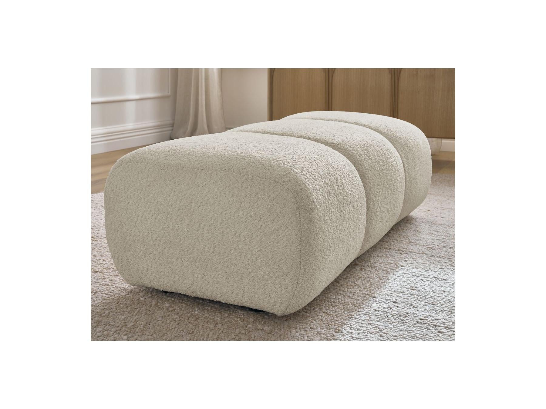 Pamira - Puf - Tejido bouclé