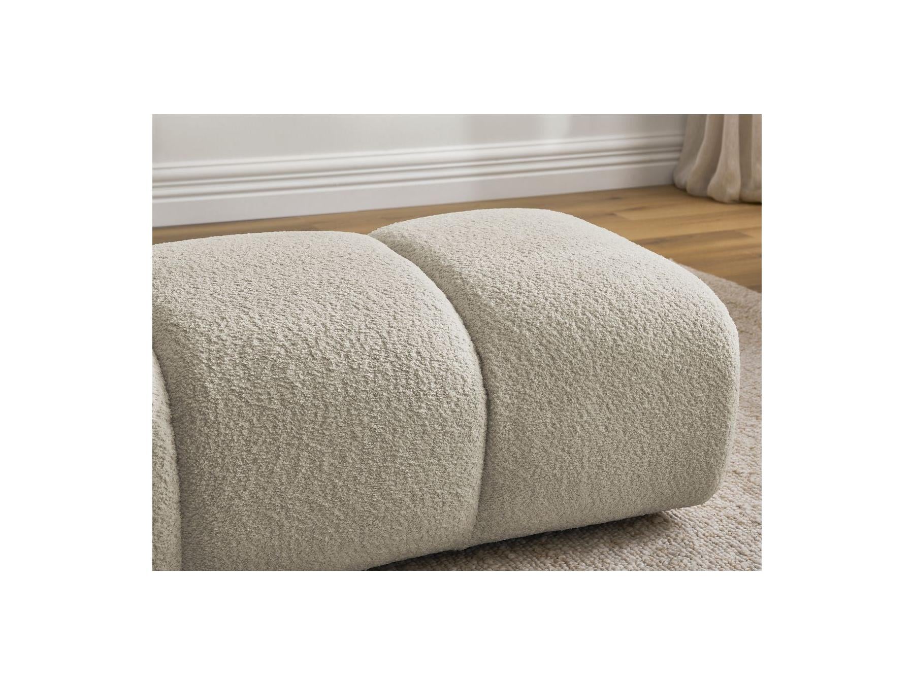 Pamira - Puf - Tejido bouclé