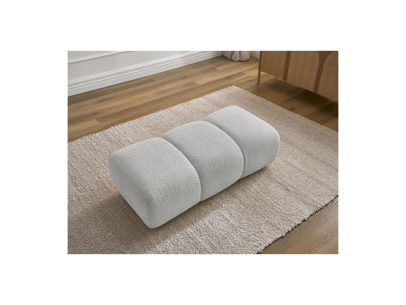 Pamira - Pouf - Tissu Bouclette