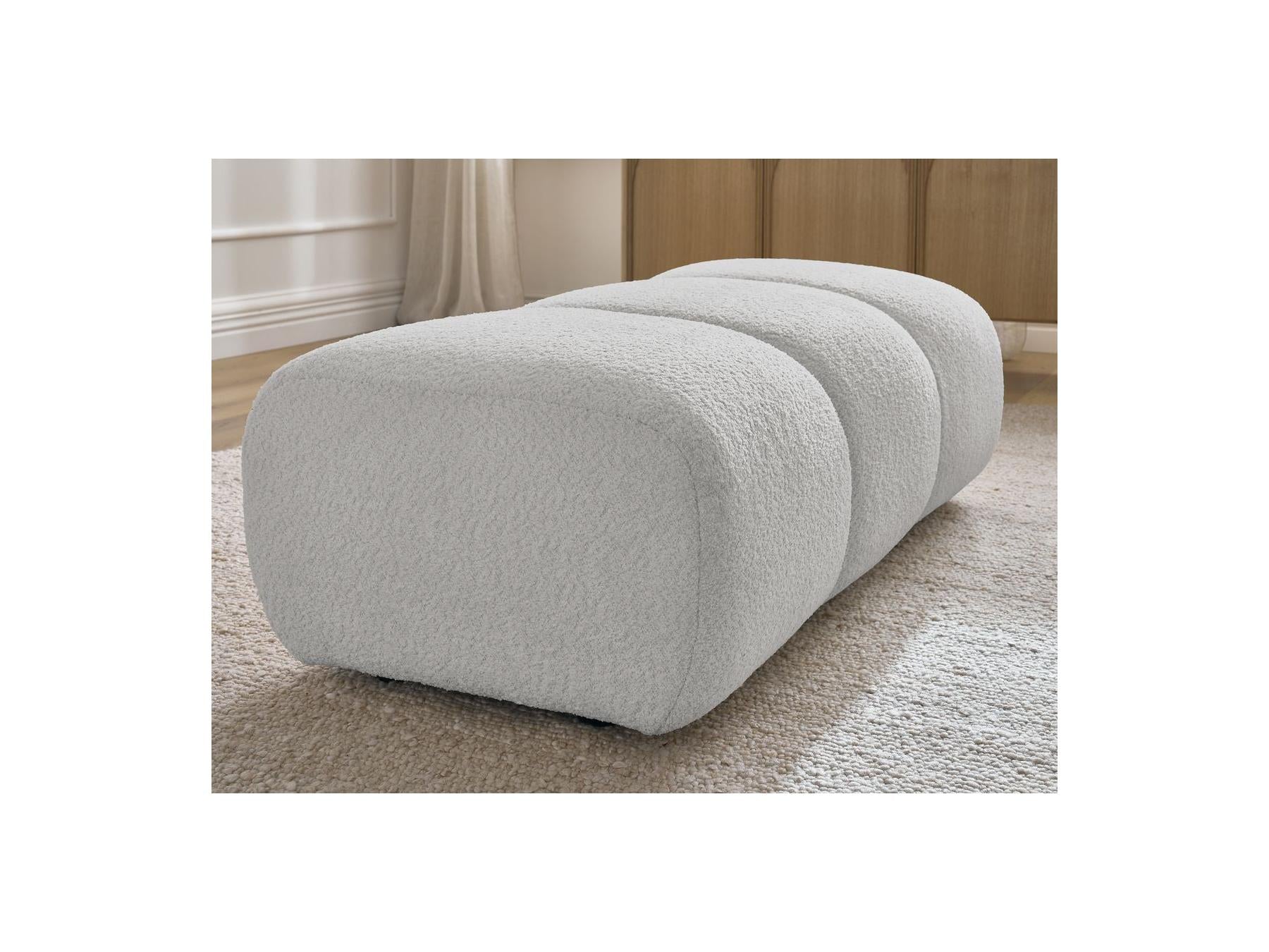 Pamira - Puf - Tejido bouclé