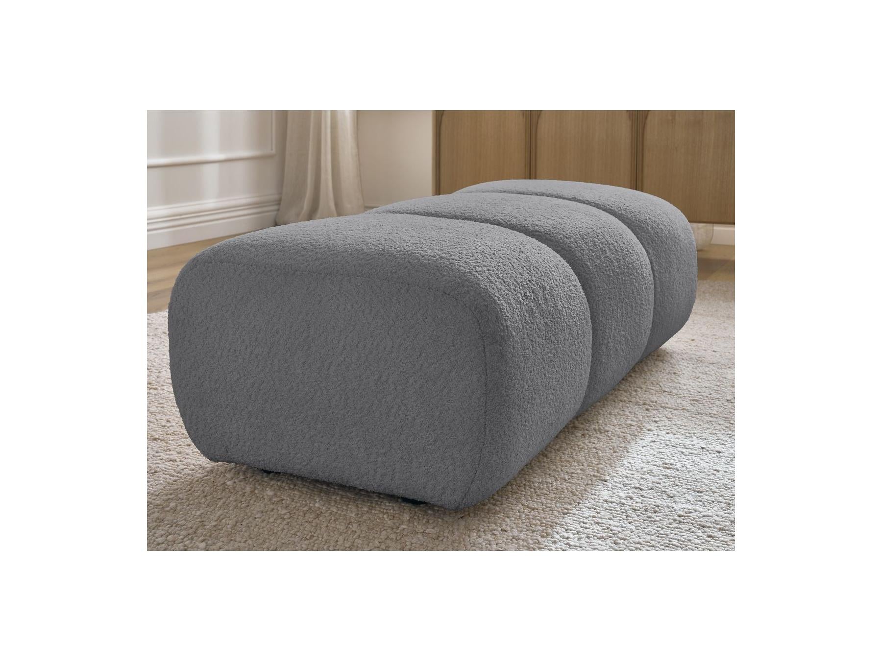 Pamira - Puf - Tejido bouclé