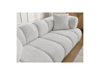 Pamira - Fixed Straight 3-Seater Sofa - Bouclé Fabric