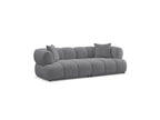 Pamira - Fixed Straight 3-Seater Sofa - Bouclé Fabric
