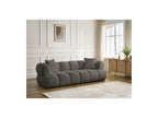 Pamira - Fixed Straight 3-Seater Sofa - Bouclé Fabric