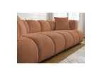 Pamira - Fixed Straight 3-Seater Sofa - Bouclé Fabric