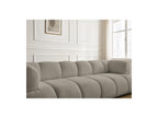 Pamira - Fixed Straight 3-Seater Sofa - Bouclé Fabric