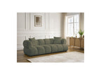 Pamira - Fixed Straight 3-Seater Sofa - Bouclé Fabric