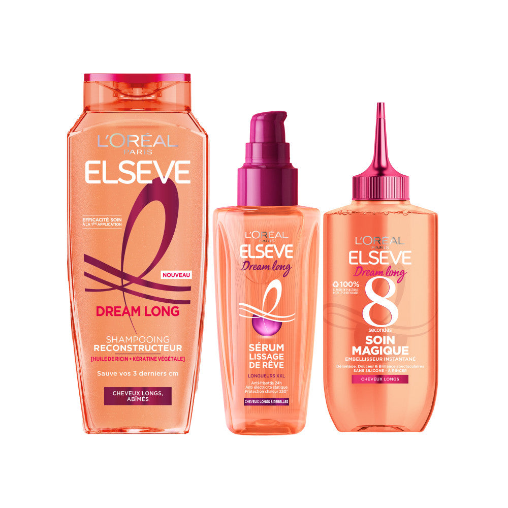 Elseve Dream Long Routine Capillaire Reconstructrice Cheveux Longs