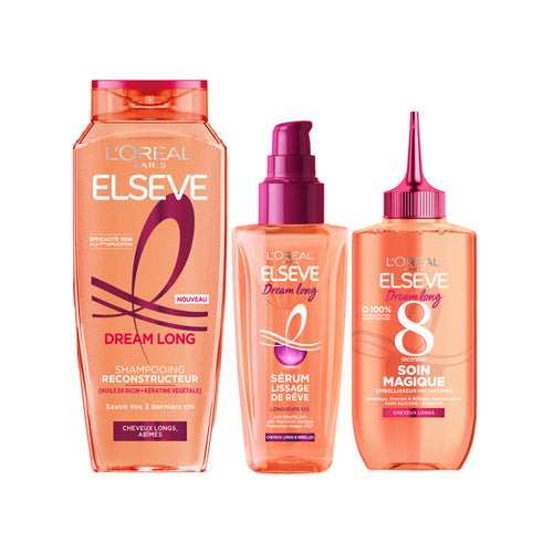 Elseve Dream Long Routine Capillaire Reconstructrice Cheveux Longs