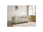 Pamira - Fixed Straight 2-Seater Sofa - Bouclé Fabric