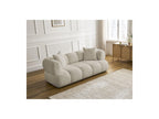 Pamira - Fixed Straight 2-Seater Sofa - Bouclé Fabric