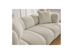 Pamira - Fixed Straight 2-Seater Sofa - Bouclé Fabric