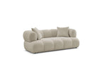 Pamira - Fixed Straight 2-Seater Sofa - Bouclé Fabric