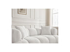 Pamira - Fixed Straight 2-Seater Sofa - Bouclé Fabric
