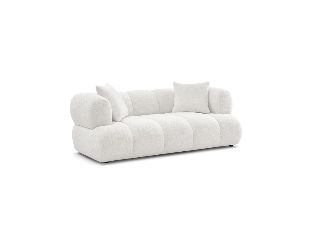 Pamira - Fixed Straight 2-Seater Sofa - Bouclé Fabric