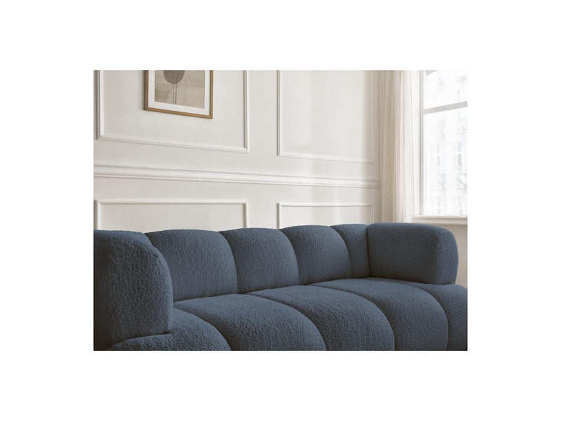 Canapé Droit Fixe 2 Places - Pamira - Tissu Bouclette