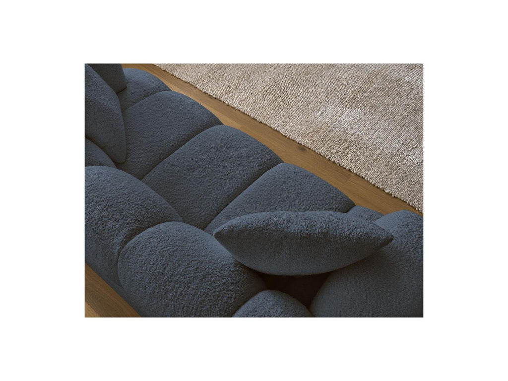 Pamira - Fixed Straight 2-Seater Sofa - Bouclé Fabric
