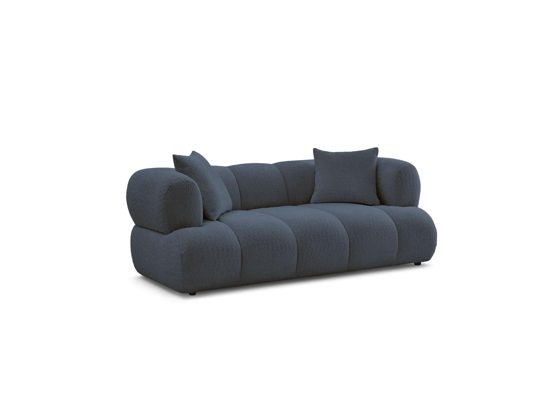 Pamira - Fixed Straight 2-Seater Sofa - Bouclé Fabric