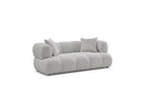 Canapé Droit Fixe 2 Places - Pamira - Tissu Bouclette