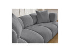 Pamira - Fixed Straight 2-Seater Sofa - Bouclé Fabric