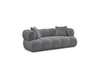 Pamira - Fixed Straight 2-Seater Sofa - Bouclé Fabric