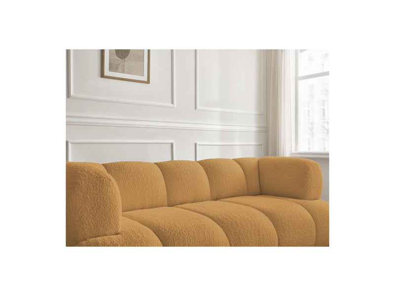 Canapé Droit Fixe 2 Places - Pamira - Tissu Bouclette