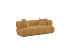 Pamira - Fixed Straight 2-Seater Sofa - Bouclé Fabric