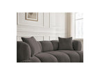 Pamira - Fixed Straight 2-Seater Sofa - Bouclé Fabric