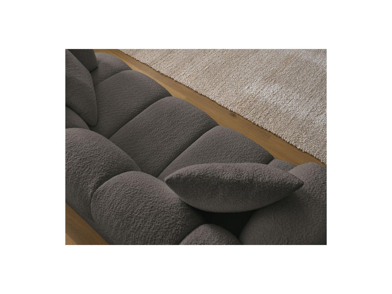 Canapé Droit Fixe 2 Places - Pamira - Tissu Bouclette