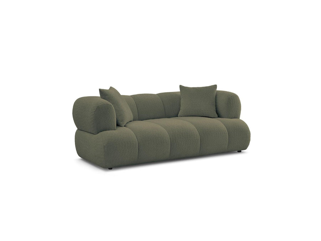 Pamira - Fixed Straight 2-Seater Sofa - Bouclé Fabric