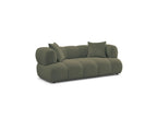 Pamira - Fixed Straight 2-Seater Sofa - Bouclé Fabric