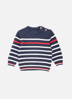 Pull Bébé Carnac - Marine Oatmilk Gitane