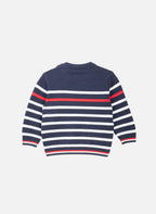 Pull Bébé Carnac - Marine Oatmilk Gitane