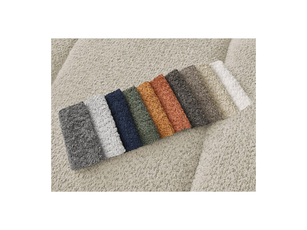 Pamira - Fixed Corner Sofa - Bouclé Fabric - Left Corner