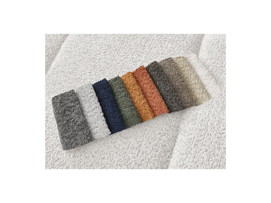 Pamira - Fixed Corner Sofa - Bouclé Fabric - Left Corner