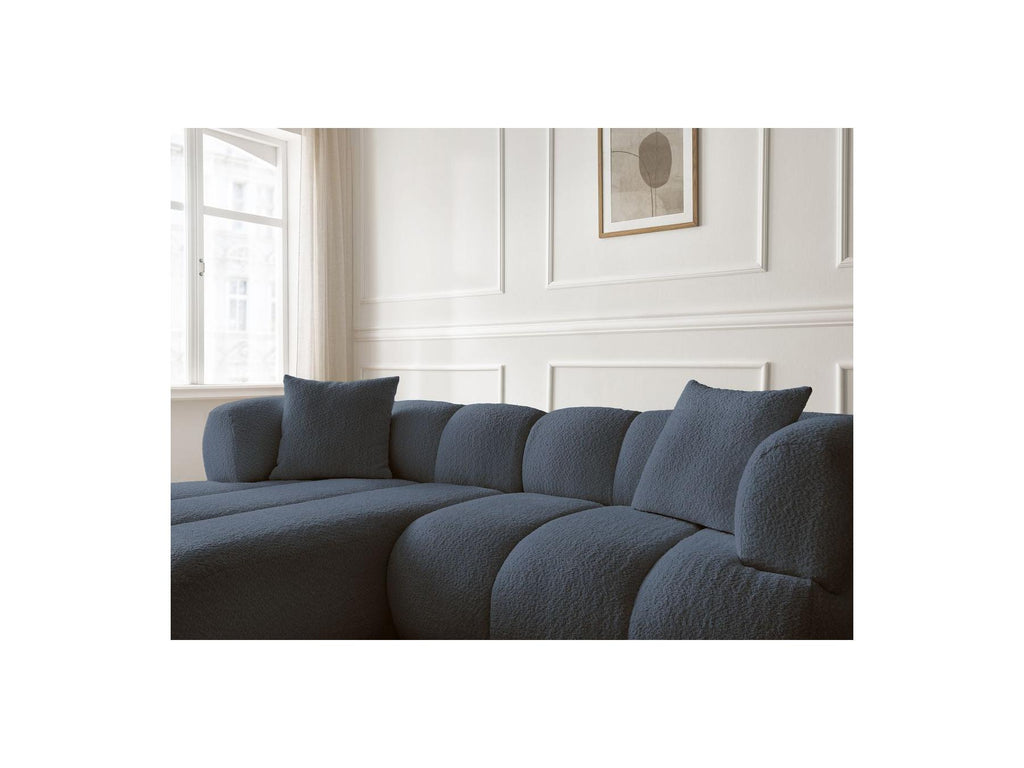 Pamira - Fixed Corner Sofa - Bouclé Fabric - Left Corner