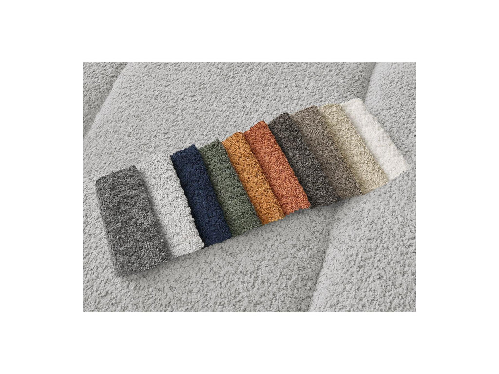 Pamira - Fixed Corner Sofa - Bouclé Fabric - Left Corner