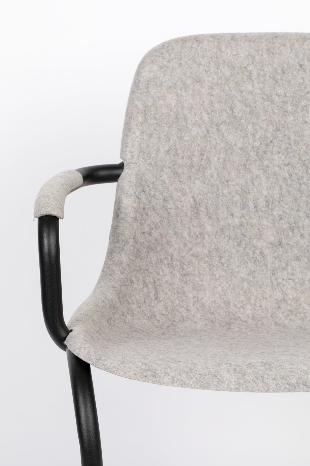 Thirsty - Dining Room Armchair - Recycled Plastic - Ash Gray