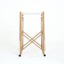 Séchoir À Linge Avec Roulettes Ushuaia - Blanc