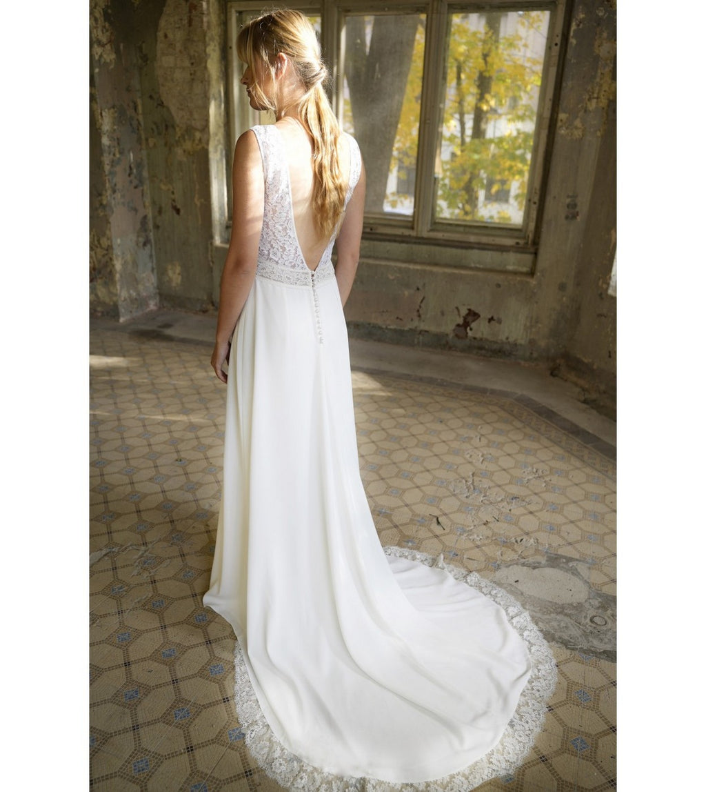 Robe De Mariée Iris - Blanc Soie