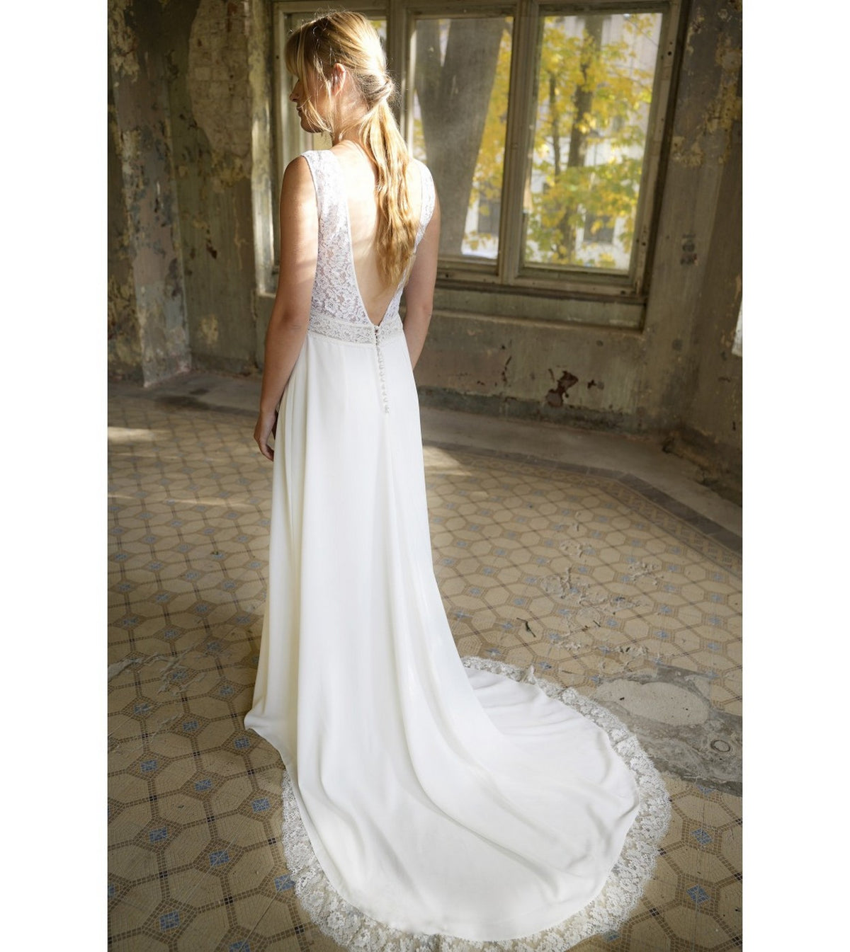 Robe De Mariée Iris - Blanc Soie