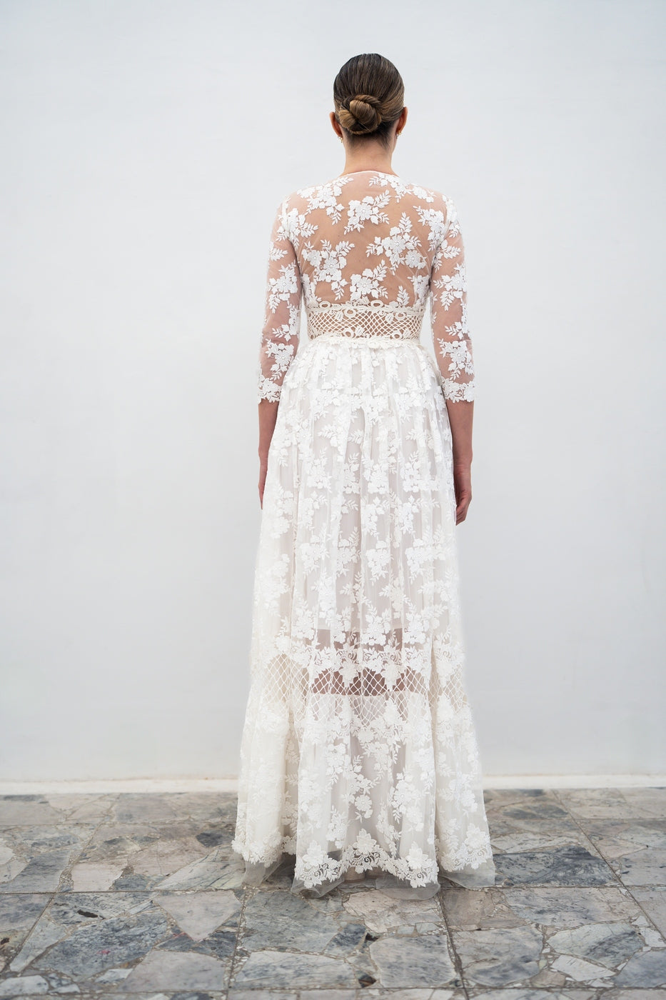 Robe De Mariée Flamenco - Blanc Soie