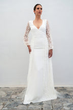 Robe De Mariée Glycine - Blanc Soie