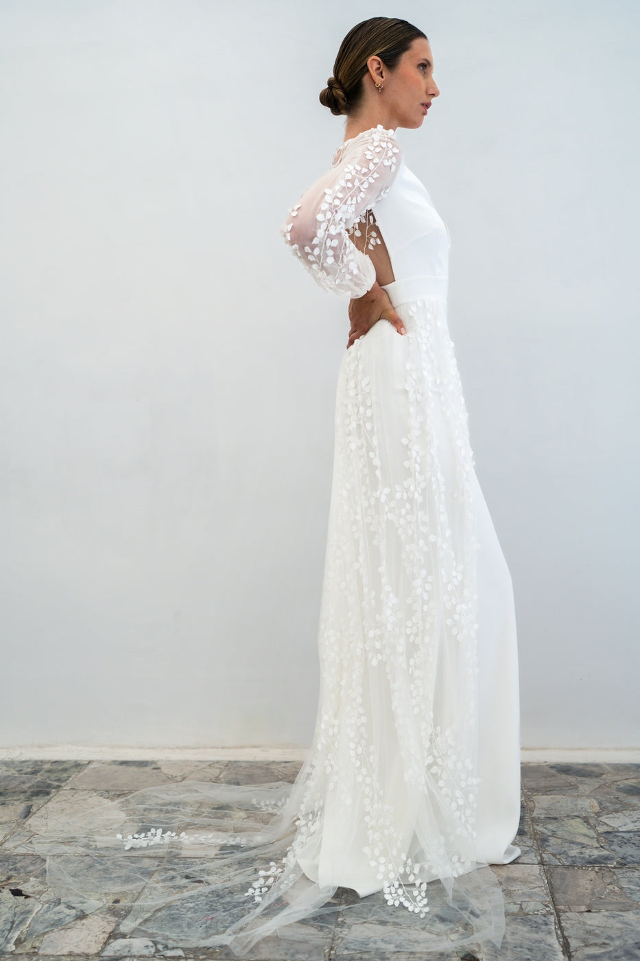 Robe De Mariée Glycine - Blanc Soie
